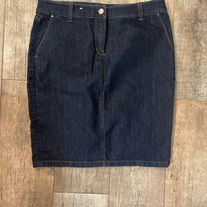 Ann Taylor Denim Skirt size 8P